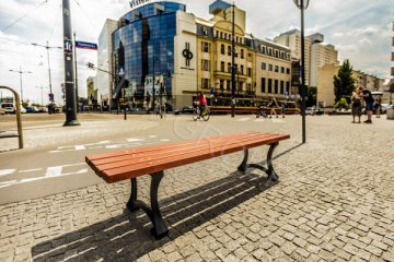 Ławka Łódzka bez oparcia
