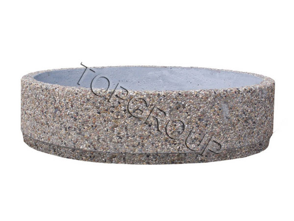 Donice betonowe okrągłe 110x30