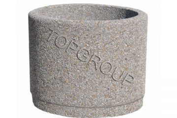 Donice betonowe okrągłe 50x40