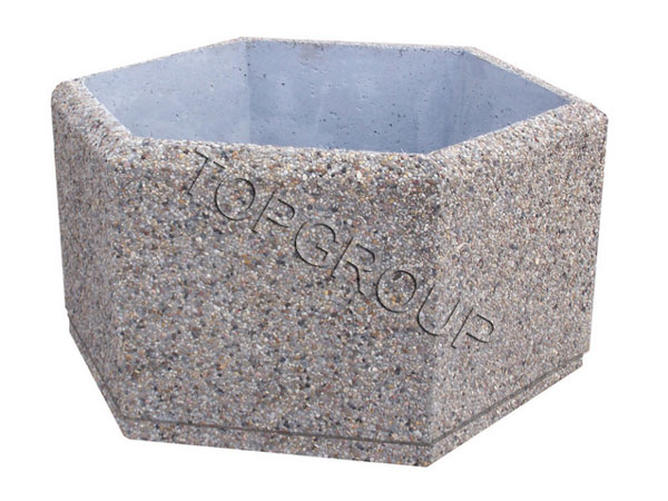Donice betonowe sześciokątne 120x60