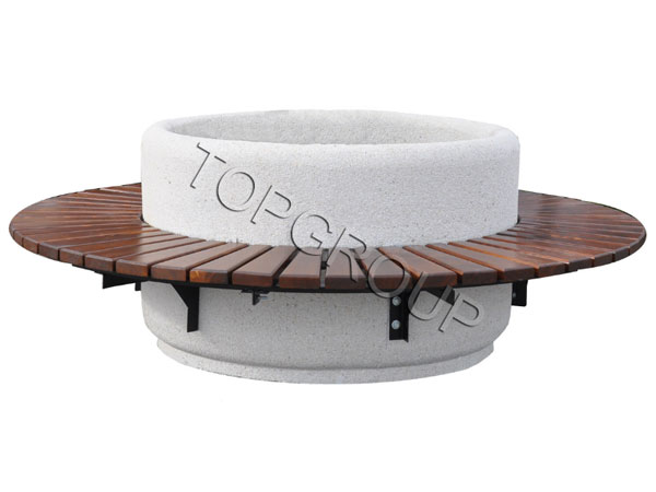 Ławodonice betonowe okrągłe 135x80