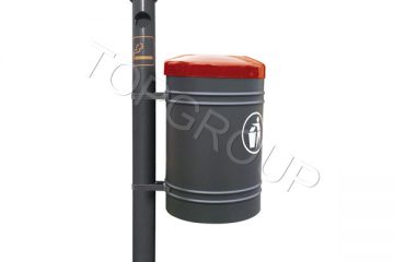 Kosz Gujana słupek popielnica