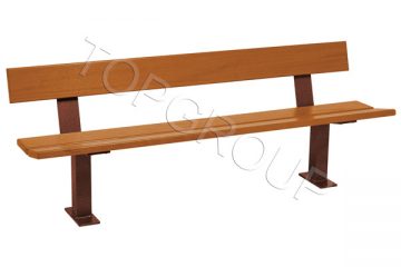 Ławka z oparciem Pagoda