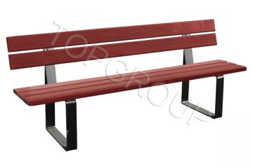 Ławka z oparciem Riga