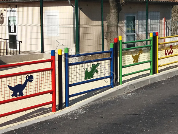 barierki dekoracyjne szkolne linea