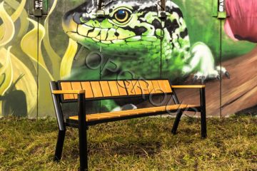 Ławka TGR Gladiator Prestige z podłokietnikiem drewnianym