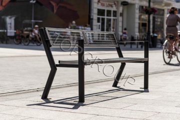 Ławka Gladiator Solid z podłokietnikiem