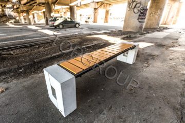 Ławka Roma Prestige bez oparcia