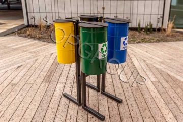 Kosz do segregacji odpadów Koniczyna