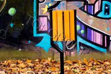 Kosz Gladiator z popielnicą