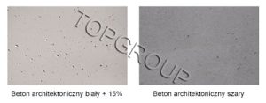 Dostępne kolory betonu architektonicznego