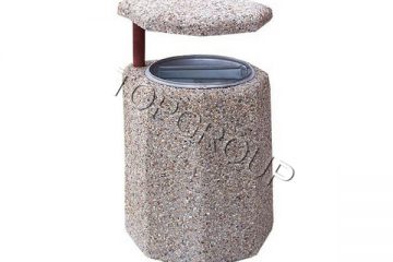 TopGroup producent koszy na śmieci betonowych z daszkiem 1-21