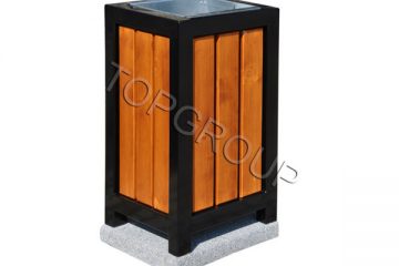 TopGroup producent koszy metalowo-drewnianych kwadratowych