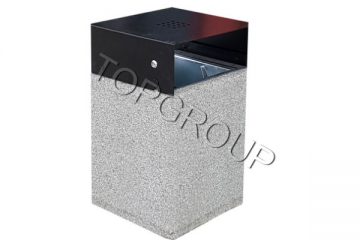 Topgroup producent koszy betonowych z daszkiem ocynkowanym 1-55