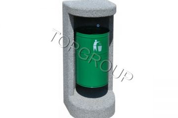 TopGroup producent koszy betonowych z daszkiem Pingwin 3