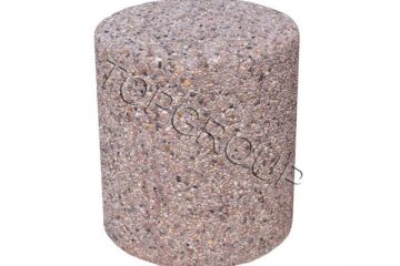 TopGroup producent słupków betonowych parkingowych wysokości 50 cm i średnicy 35 cm