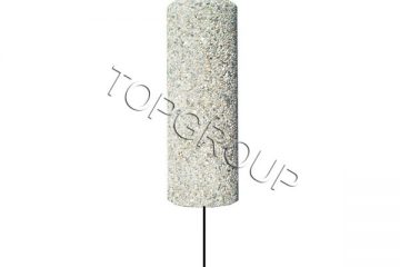 Tanie słupki betonowe 60 cm wysokości i 60 cm średnicy