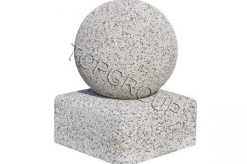 TopGroup Słupek 70 cm 3-31 betonowy z kulą