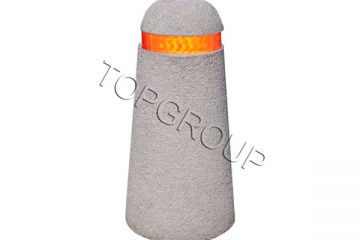 TopGroup producent słupków betonowych 80 cm z taśmą odblaskową