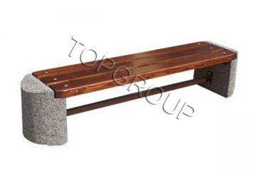 Topgroup Ławka betonowa bez oparcia 4-03