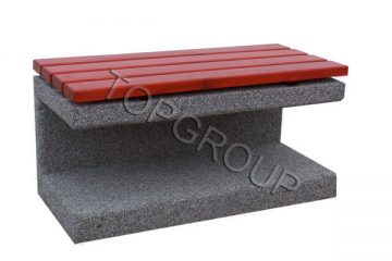 Topgroup Ławka betonowa bez oparcia 4-09
