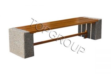 Topgroup Ławka betonowa Ambra szeroka 4-19