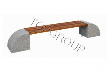 Topgroup Ławka betonowa bez oparcia 4-40