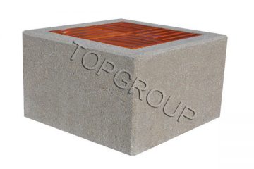 Topgroup Ławka betonowa Sześcian 4-27
